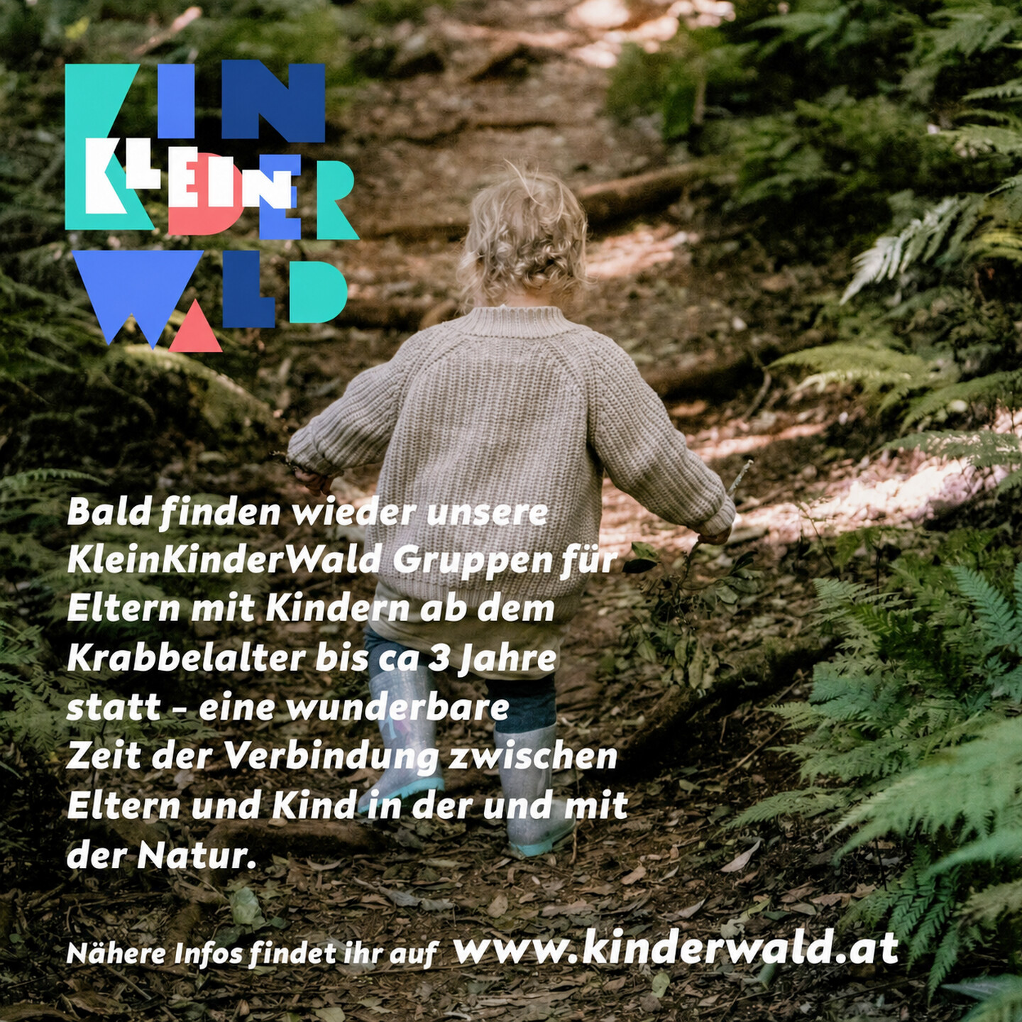 KleinKinderWald: Eine Waldgruppe für Eltern mit Kindern ab dem Krabbelalter bis etwa 3 Jahre